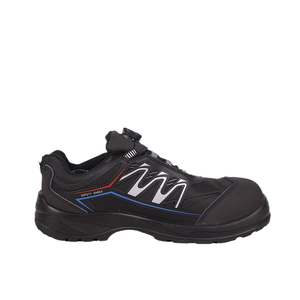 נעלי בטיחות עם מגן פלדה באצבעות, סוליית PU וריפוד רשת, עשויות מעור אמיתי, למכירה חמה, מתאימות לרתכים חשמליים ולעבודה במפעלים, לגברים - Product Image 1