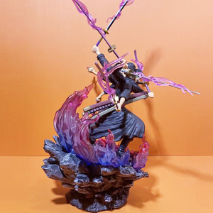 หุ่นอะนิเมะแข็งแรง30.5ซม. oronoa Zoro ของเล่นหุ่นหกแขนเก้าใบทำจาก PVC ของขวัญโมเดลของเล่น - Product Image 2