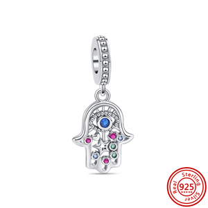 Nouvelles breloques en argent sterling 925 avec zircon blanc, compatibles avec les bracelets serpent originaux pour femmes, pour la création de bijoux et bracelets. - Product Image 6