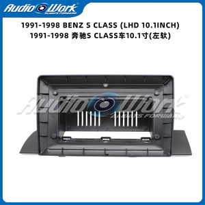 Cadre d'adaptation intelligent 10,1 pouces pour Mercedes Classe S (1991-1998) compatible Android/<span class=keywords><strong>Apple</strong></span> CarPlay (conduite à gauche) - Product Image 3