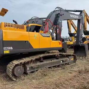 Expédition rapide Excavateurs Volvo EC250DL d'occasion Pelles hydrauliques sur chenilles 25 tonnes haute performance originales à vendre - Product Image 2