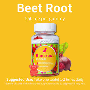 Factory Manufacturer Custom Beet Root Gummies Nutrition Supplement Beet Gummies Energy Support Beet Root Gummy Candy - Product Image 5