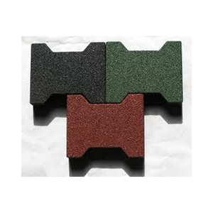 Baldosas de Goma Entrelazadas Tipo Hueso de Perro, Resistentes, de 20 mm de Grosor, para Establos de Caballos, Parques Infantiles y Corrales, Muestra Gratis - Product Image 1