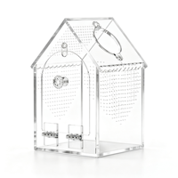 Vente en gros : Boîte d'hébergement pour petits animaux en acrylique à structure stable, avec trous de ventilation complets, montage facile, épaisseur 5 mm, pour exposition