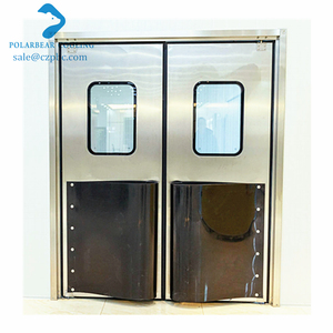 Puerta Batiente para Taller con Ventana de Visualización Anticolisión y Amortiguador - Product Image 4