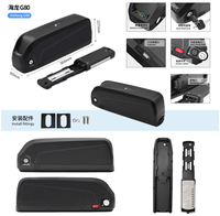 Batterie de vélo électrique Hailong de haute qualité 36V 48V 52V 10Ah 13Ah 15Ah 20Ah, pack de batteries lithium-ion 500W 700W 1000W avec chargeur