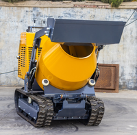 HIGHTOP-Mini bétonnière HT750Y, petit camion bétonnière à chargement automatique, tambour inclinable de 750kg