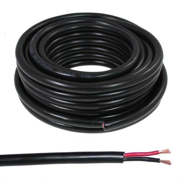 12 / 14 / 16 AWG 2C 99.9% Oxygen Free Copper Power Limited PVC Audio Speaker Cable Wire