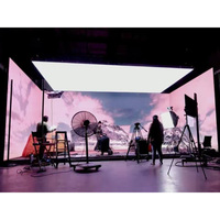 Mur vidéo LED d'arrière-plan 3D de location intérieure 7680Hz 8K P2.6 2.6Mm pour studio de tournage de production virtuelle