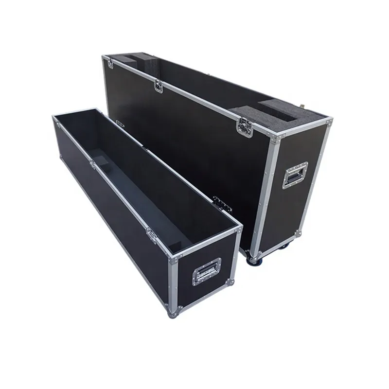 55 "-65" Universal LCD/LED/Plasma TV Penerbangan Case dengan 4 "Roda