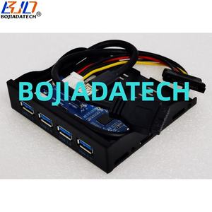 3.5 "panneau avant de baie de lecteur de <span class=keywords><strong>disquette</strong></span> avec connecteur USB 3.0 Type-A 4*5Gbps pour boîtier d'ordinateur PC en Stock - Product Image 2