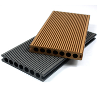 Heißer Verkauf: 3D-geprägtes WPC-Terrassendielen, 18 mm stark, im europäischen, modernen, traditionellen asiatischen Stil, für Schwimmbad, Standboden, Keller, Klicksystem