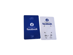 Support <span class=keywords><strong>de</strong></span> <span class=keywords><strong>carte</strong></span> RFID NFC Google Review - Acrylique étanche 13,56 MHz Appuyez pour noter pour les restaurants - Product Image 3