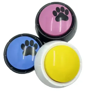 Registrazione USB carillon pulsante gatto registrabile pulsante cane pulsante suono giocattolo parlante per l'addestramento degli animali domestici