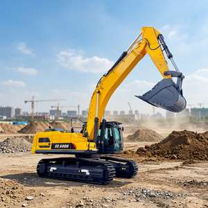 Excavadora de Minería Pesada SE600H de 60 Toneladas, Suministro de Fábrica, Excavadora Hidráulica de Alta Eficiencia, Máquina para Canteras, Mejor Precio - Product Image 5