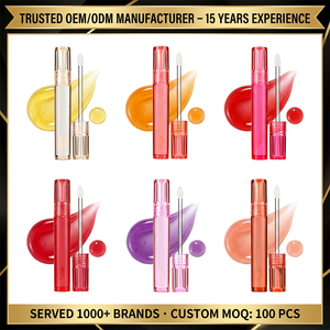 Aceite Labial Voluminizador con Ácido Hialurónico y Vitamina E, Vegano, Cruelty-Free, Hidratante y Brillante, Marca Privada, MOQ 100 - Product Image 3