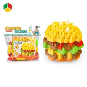 New Large Building Blocks Burger Set Meal Bricks Toy For Educational Toys Kids