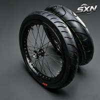 Kit de roues Supermoto en aluminium CNC Sur-Ron Ultra Bee de 17 pouces avec pneus de route, modification de vélo électrique haute performance, pièces LXC