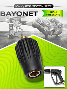 Raccord de déconnexion rapide électrique professionnel pour <span class=keywords><strong>lance</strong></span> de pistolet de nettoyeur haute pression en acier inoxydable compatible <span class=keywords><strong>Nilfisk</strong></span> - Product Image 6