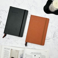 Sidaixue A5 Journal en cuir PU fabriqué en usine planificateur quotidien à couverture rigide impression personnalisée avec élastique