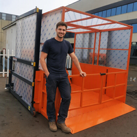 Plateforme élévatrice mobile électrique Konty SJX à mât vertical, capacité 2 tonnes, hauteur max. 6m, pour conteneurs