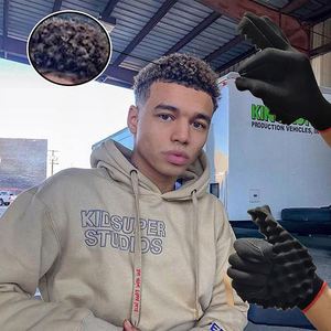 Guantes de Esponja Mágica Personalizados al por Mayor para Rizos y Ondas, Cepillo de Una Cara para Cabello Afro para Hombres Negros - Product Image 6