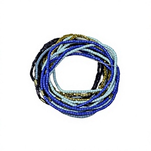 Handwoven Custom Classic Fashion Button Lock Woven Miyuki Seed <b>Bead</b> Rice Beaded <b>Bracelet</b> Popular Unisex Gift Women Jewelry - Product Image 4