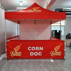 Sunshine Camping Outdoor Heavy Duty Offre Spéciale Commercial <span class=keywords><strong>Rouge</strong></span> Jaune Événement Alimentaire 10x10 ft Auvent Vente Extérieure Gazebo Tente - Product Image 5