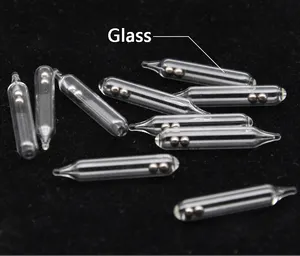 Accesorios de pesca de 3/4/5/6mm, sonajeros de señuelo de cristal para cebo suave, tubo de vidrio, bolas de sonido ruidosos