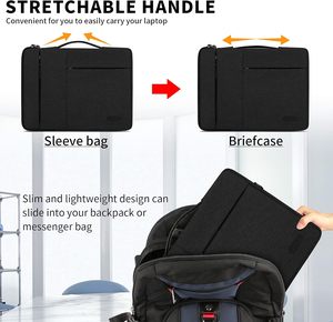 Sac de transport professionnel durable pour <span class=keywords><strong>ordinateur</strong></span>, compatible MacBook Air/Pro, <span class=keywords><strong>HP</strong></span>/ThinkPad, avec poignée de protection pour <span class=keywords><strong>tablette</strong></span> et <span class=keywords><strong>ordinateur</strong></span> <span class=keywords><strong>portable</strong></span> - Product Image 3