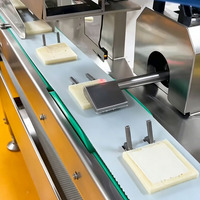 Ligne de production de sandwichs à grande vitesse, équipement de découpe et de remplissage de pain grillé pour usine de boulangerie, transformation industrielle du pain