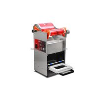 Machines d'emballage faciles à utiliser, scelleuse à chaleur pour aliments, scelleuse de plateau, machine d'emballage