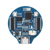 Carte de développement JEO RP2040-LCD-1.28 avec écran circulaire, interface USB Type-C, capteur d'accélération et de gyroscope