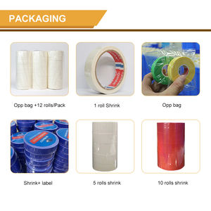 Cinta de Papel Crepé para Enmascarar, Anti-UV, Rollos Jumbo, Cinta de Papel para Enmascarar sin Residuos para Pintura Automotriz en Aerosol - Product Image 6