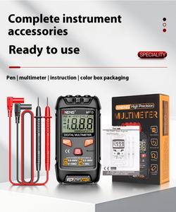 Herramientas portátiles de electricista M113, multímetro con pantalla Digital de alta precisión, <span class=keywords><strong>amperímetro</strong></span> de voltaje multifunción inteligente de 1999 recuentos - Product Image 3