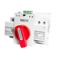Harga Grosir Generator Dua Kutub Tenaga Surya AC 230v Mini Mcb Change Over Switch 100amp Double Pole
