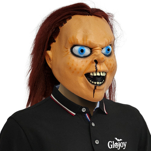 Máscara <span class=keywords><strong>de</strong></span> Látex <span class=keywords><strong>de</strong></span> Chucky, Máscara <span class=keywords><strong>de</strong></span> Terror para Disfraz <span class=keywords><strong>de</strong></span> Halloween, Accesorios <span class=keywords><strong>de</strong></span> Disfraces para Fiestas, Personalizable - Product Image 4