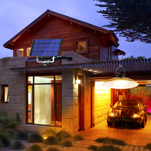 Lámpara Solar de Pared para Jardín, Tipo Split, 12W, Lámpara Solar de Pared para el Hogar, Ángulo de Detección de 120 Grados, Luz Nocturna de Seguridad para Caminos y Entradas - Product Image 1