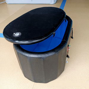 Baignoire <span class=keywords><strong>gonflable</strong></span> d'extérieur en PVC Drop Stitch pour la rééducation sportive, pliable, pour la cryothérapie, douche froide, piscine - Product Image 3