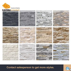 Rivestimento della <span class=keywords><strong>parete</strong></span> del giardino in <span class=keywords><strong>pietra</strong></span> <span class=keywords><strong>naturale</strong></span> su misura quarzite giallo arrugginito stile tradizionale cultura all'aperto impiallacciatura <span class=keywords><strong>parete</strong></span> di ardesia - Product Image 6