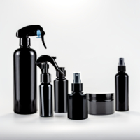 Bouteille pompe cylindrique en plastique PET de haute qualité avec pulvérisateur à fine brume pour shampoing, après-shampoing, lotion, poudre libre