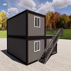 <span class=keywords><strong>Maison</strong></span> conteneur personnalisable de 20 pieds pour villa de jardin, <span class=keywords><strong>maison</strong></span> conteneur à double couche avec panneau sandwich - Product Image 6