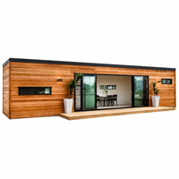 Cabine modulaire en bois insonorisée portable, ADU, maison préfabriquée de luxe, mini-maison détachable, maison-conteneur, pod de vie pour jardin