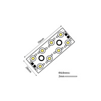 Chine Fabricant 12V LED Module Lumière Lumen élevé 130-160lm/W 8W 24W 12W 36W Module LED de voiture 12V