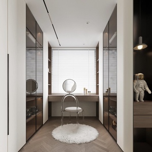 <span class=keywords><strong>Armadio</strong></span> Cabina Moderno di Lusso 2026 Più Venduto con <span class=keywords><strong>Ante</strong></span> in Melaminico e Toletta Integrata - Product Image 6