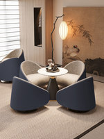 Ensemble table et chaises de négociation nordique pour bureau, hall d'hôtel, réception, canapé de salon, fauteuil de loisirs pour usage domestique