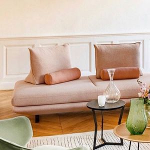 PRADO — ensemble canapé et <span class=keywords><strong>causeuse</strong></span> en velours, style italien minimaliste et moderne, meuble de salon, maison <span class=keywords><strong>sans</strong></span> <span class=keywords><strong>accoudoir</strong></span> - Product Image 3