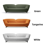 Ensemble de canapés en velours vert olive, design moderne, modulaire, d'angle, bouclé, pour salon, meubles de luxe