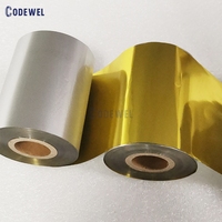 Pita Printer Transfer Termal Wax Resin Emas/rose Gold 110 300 110mm*74m 40mm Warna Emas