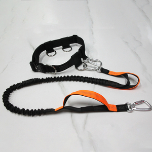 Heavy Duty <strong>Dog</strong> <strong>Walking</strong> <strong>Belt</strong> Buckle Tactical <strong>Hands</strong>-<strong>Free</strong> Nylon Lead Fashion Style Solid Pattern Personalized Features Rivet - Product Image 1